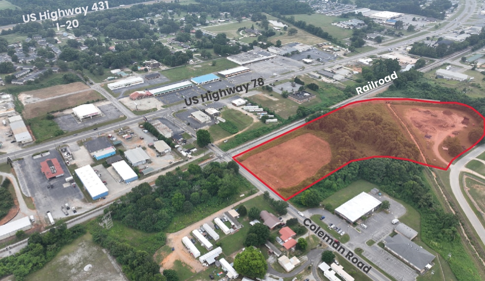 Coleman Road, Anniston, AL à vendre - Aérien - Image 2 de 8