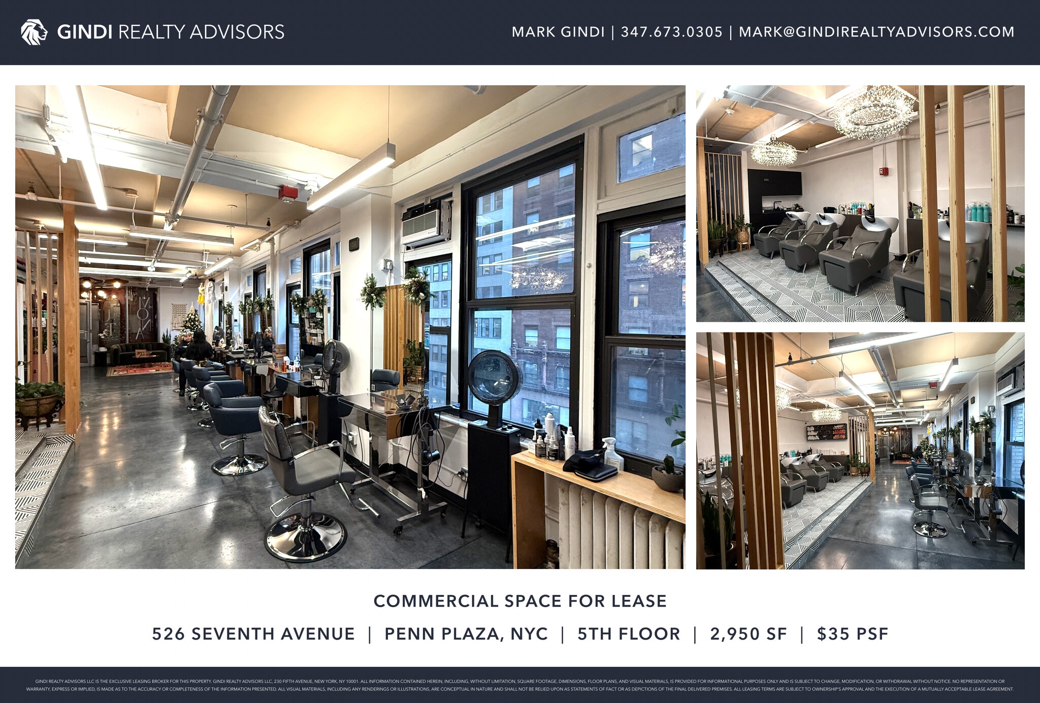 526 Seventh Ave, New York, NY for lease Interior Photo- Image 1 of 5