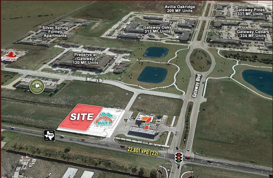 1388 N. FM 548, Forney, TX à louer - Aérien - Image 2 de 6