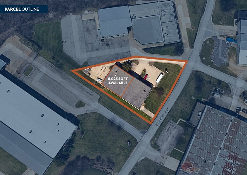 8054-8056 Production Dr, Florence, KY for lease - Aerial - Image 3 of 4