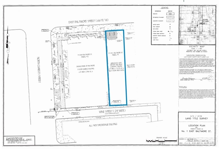 7 E Baltimore St, Baltimore, MD for lease - Plat Map - Image 2 of 24