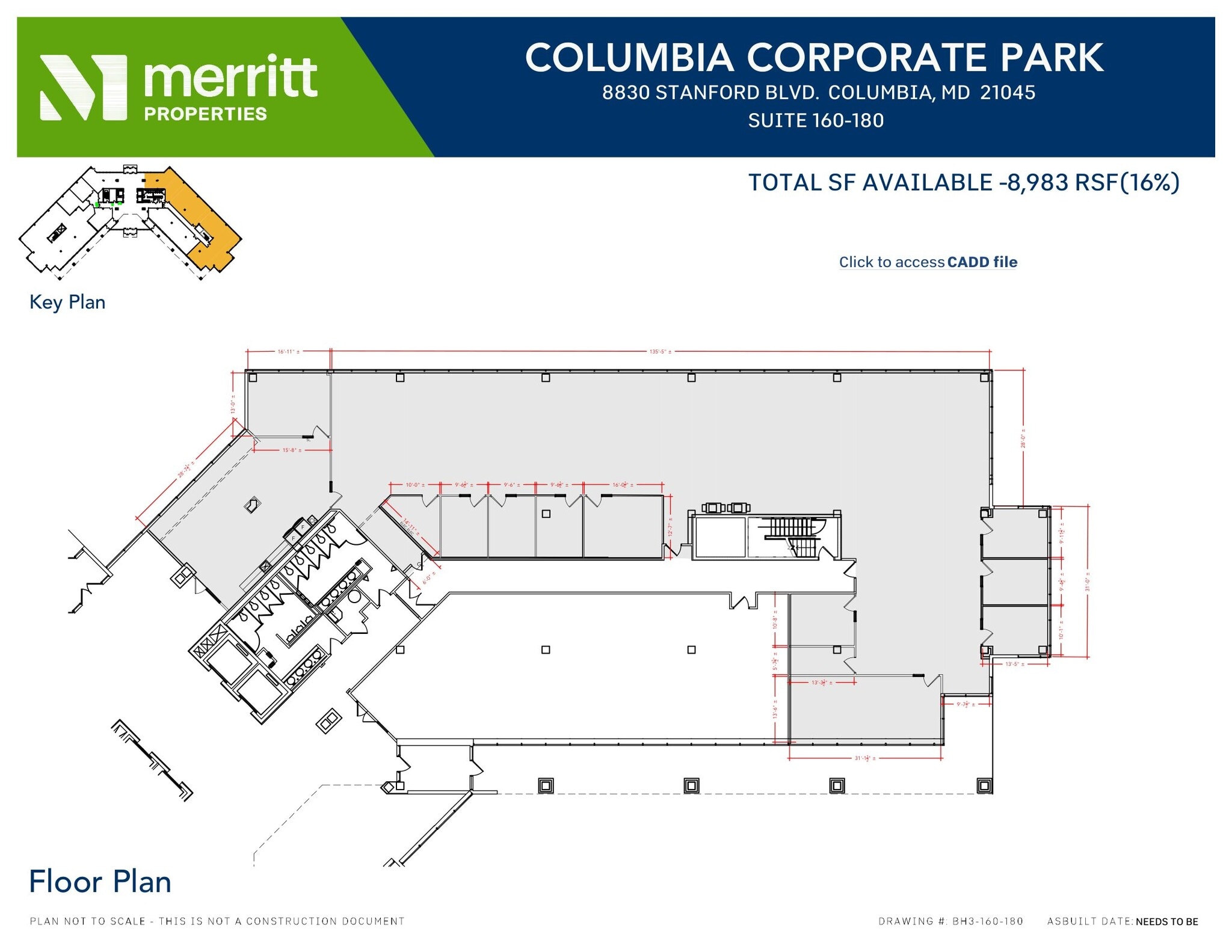 8830 Stanford Blvd, Columbia, MD à louer Plan d’étage- Image 1 de 1