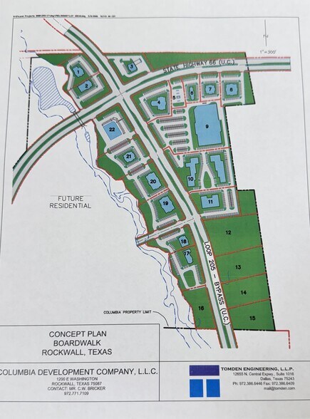 John King Blvd., Rockwall, TX à vendre - Plan de site - Image 1 de 2