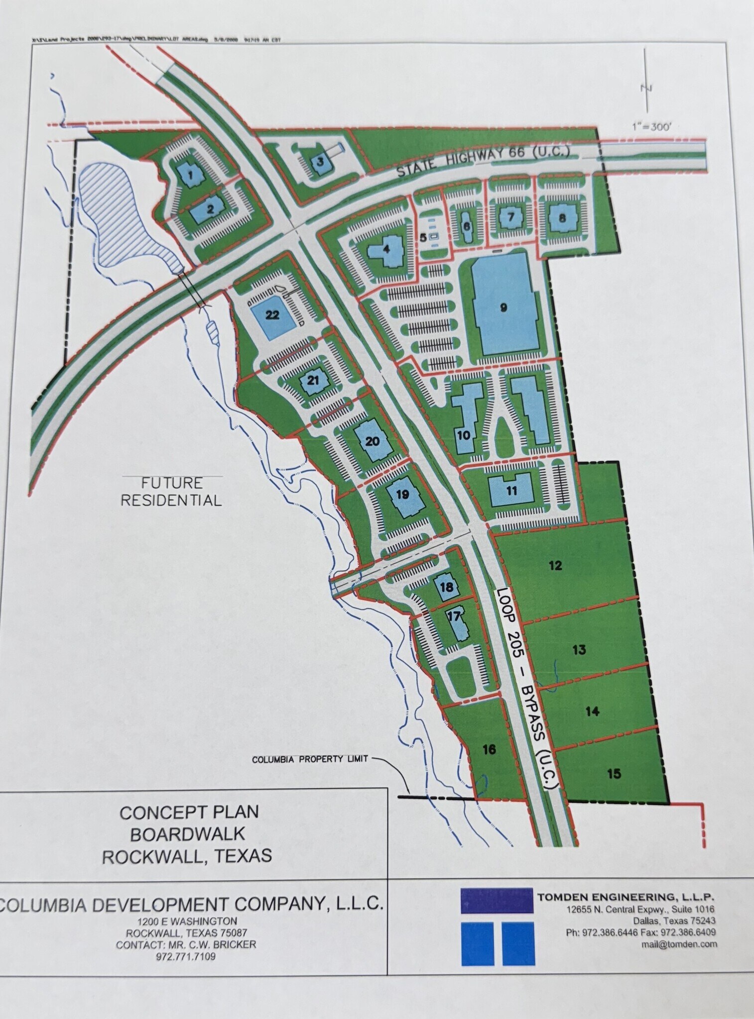 John King Blvd., Rockwall, TX à vendre Plan de site- Image 1 de 3