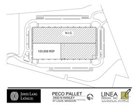 5400 N Hanley Rd, Saint Louis, MO for lease Site Plan- Image 2 of 2