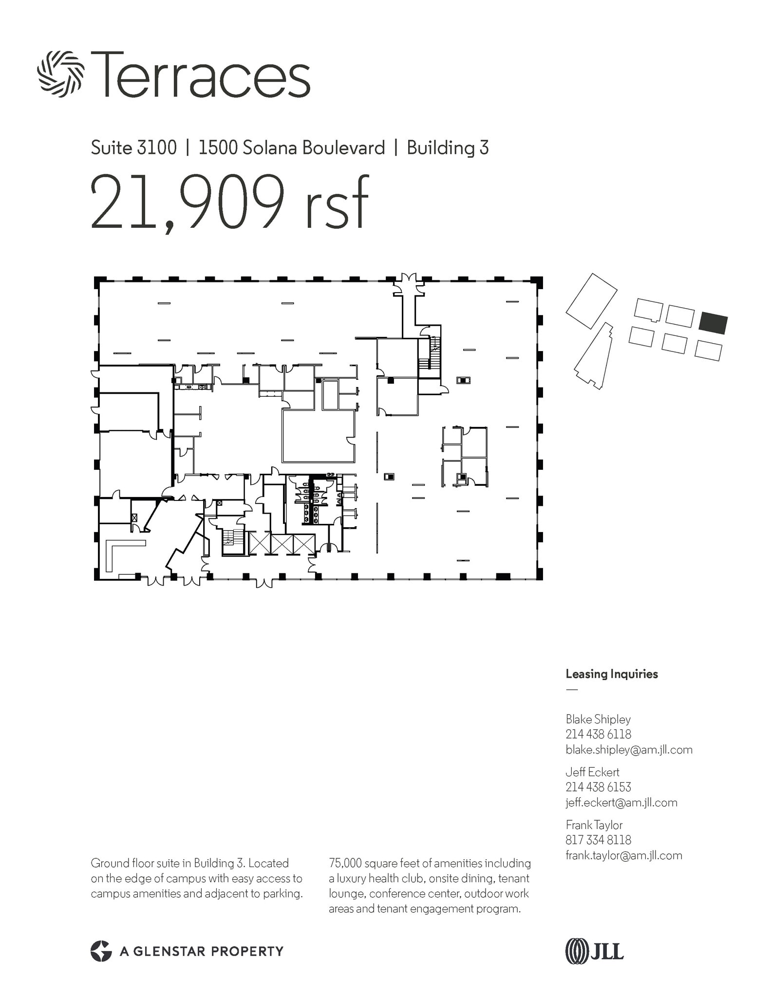 1500 Solana Blvd, Westlake, TX for lease Floor Plan- Image 1 of 1