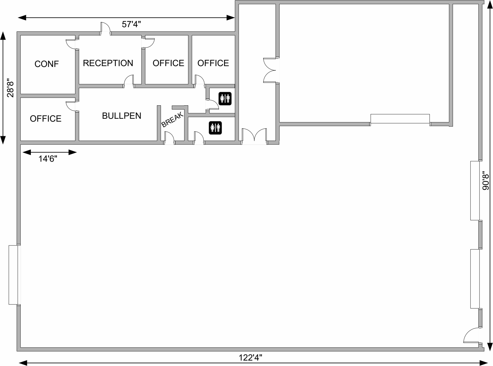3225-3245 N Nevada St, Chandler, AZ for lease Floor Plan- Image 1 of 1