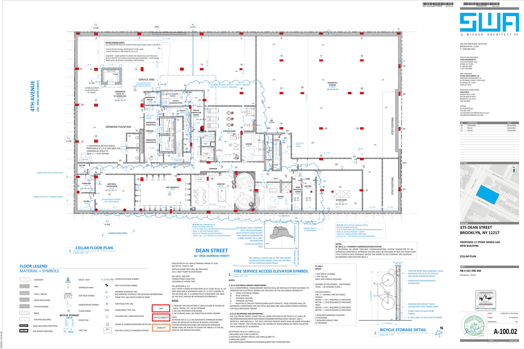 35 4th Ave, Brooklyn, NY à louer Plan de site- Image 1 de 2