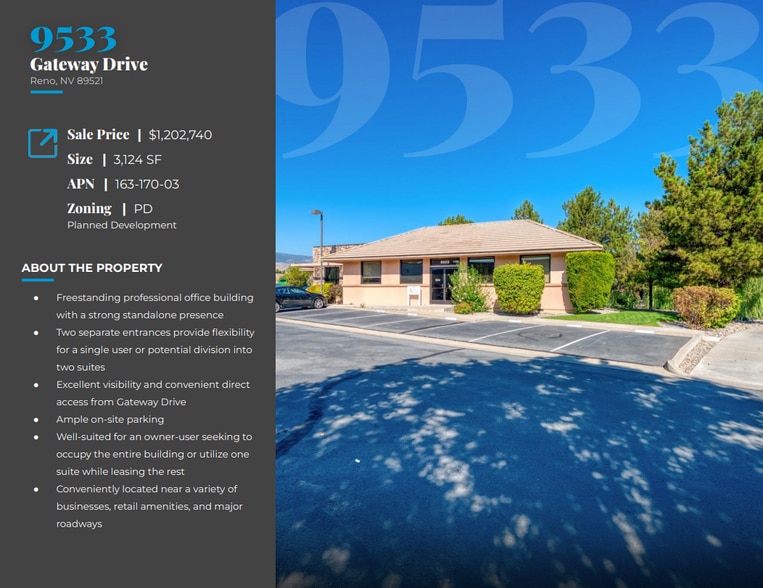 9533 Gateway Dr, Reno, NV for sale - Building Photo - Image 2 of 2