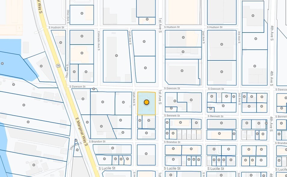 5201 1st Ave S, Seattle, WA à vendre - Plan cadastral - Image 2 de 6