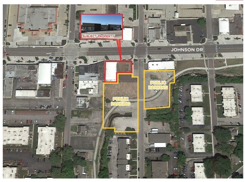 5801-5809 Johnson Dr, Mission, KS for lease - Aerial - Image 2 of 2
