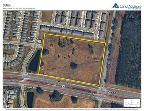 NW Corner of SR 56 and Morris Bridge Rd, Wesley Chapel, FL - Aerial map view