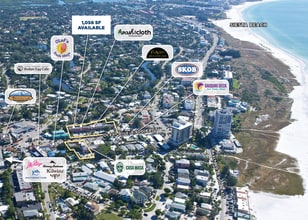 5221-5239 Ocean Blvd, Sarasota, FL - AERIAL map view