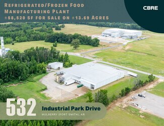 Plus de détails pour 532 Industrial Park Dr, Mulberry, AR - Industriel à vendre