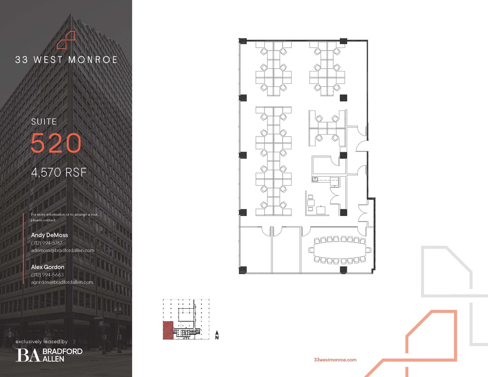 33 W Monroe St, Chicago, IL for lease Floor Plan- Image 1 of 3
