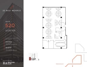 33 W Monroe St, Chicago, IL for lease Floor Plan- Image 1 of 3