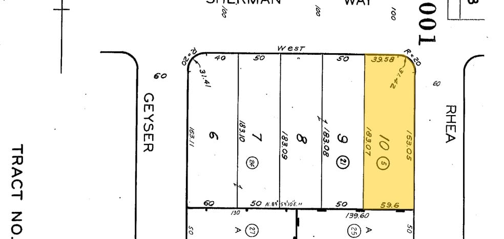 18738 Sherman Way, Reseda, CA for sale - Plat Map - Image 2 of 12