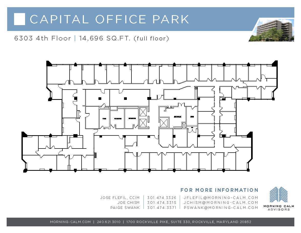 6303 Ivy Ln, Greenbelt, MD à louer Plan d  tage- Image 1 de 1