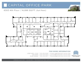 6303 Ivy Ln, Greenbelt, MD à louer Plan d  tage- Image 1 de 1