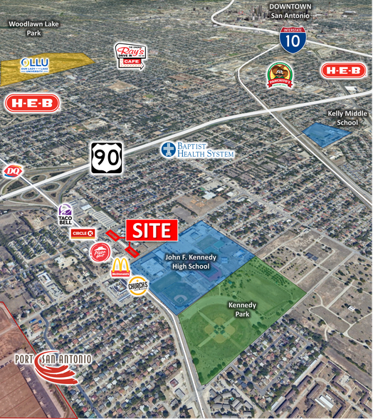 1816 S General McMullen Dr, San Antonio, TX à vendre - Photo du bâtiment - Image 2 de 3