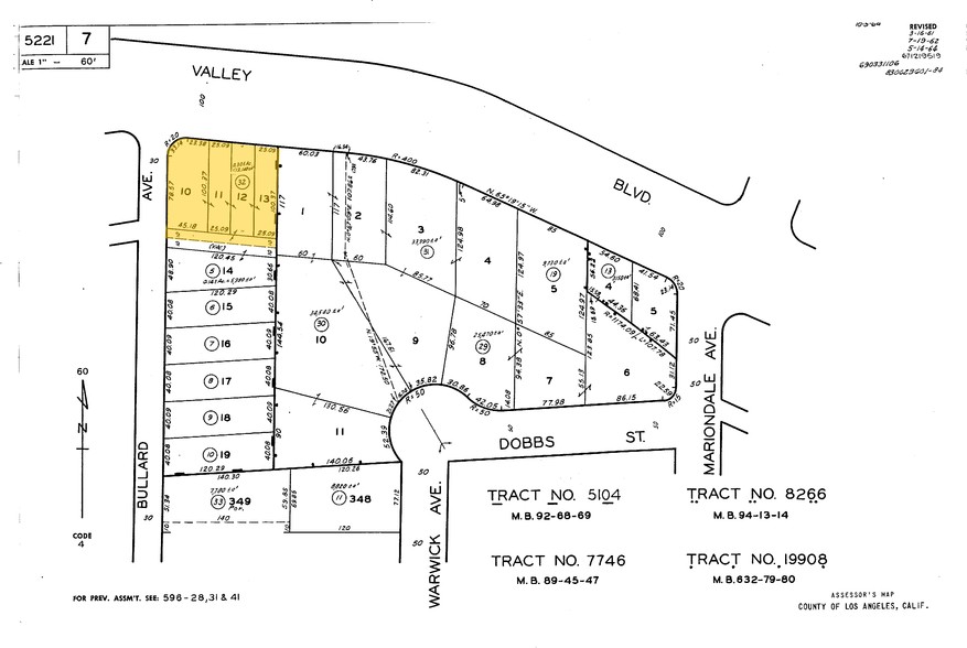 5356 Valley Blvd, Los Angeles, CA à vendre - Plan cadastral - Image 1 de 1