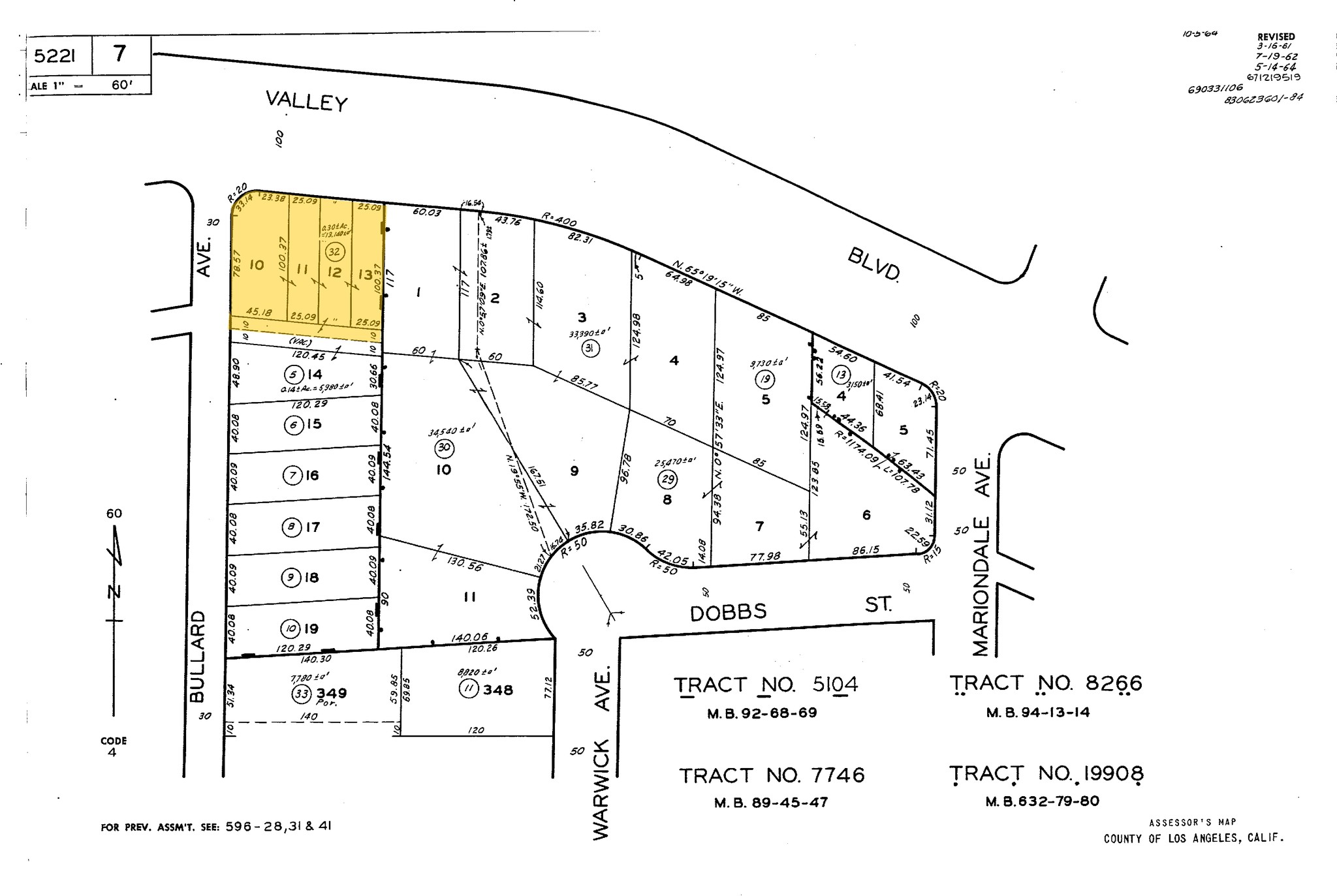 5356 Valley Blvd, Los Angeles, CA à vendre Plan cadastral- Image 1 de 1