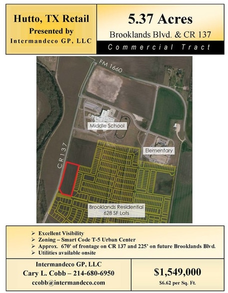 CR137 & Future Brooklands Blvd, Hutto, TX for sale - Other - Image 3 of 11