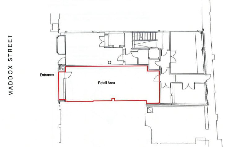 33 Maddox St, London for lease - Floor Plan - Image 2 of 2