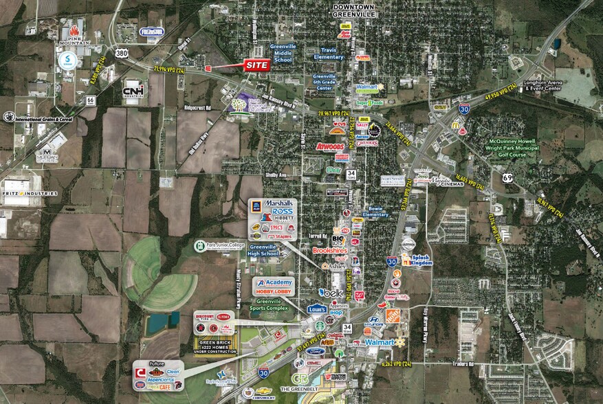 4800 Joe Ramsey Blvd, Greenville, TX à vendre - Aérien - Image 3 de 4