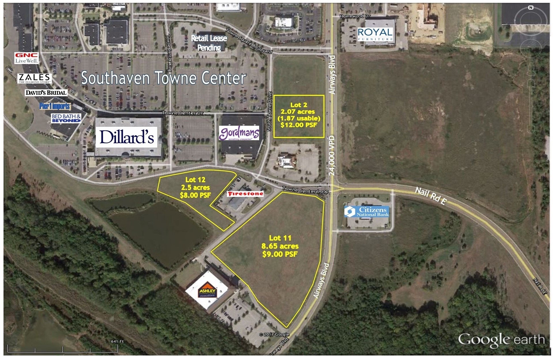 Airways Blvd & Marathon Way, Southaven, MS à vendre Photo principale- Image 1 de 3