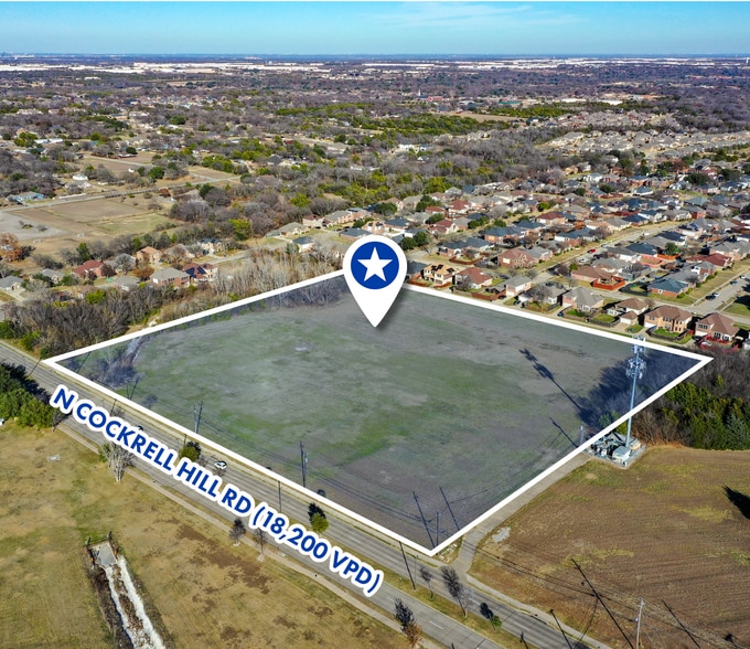 200 N Cockrell Hill Rd, DeSoto, TX à vendre - Aérien - Image 3 de 3