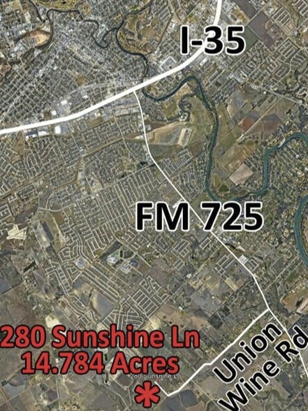 280 Sunshine Ln, New Braunfels, TX for sale - Aerial - Image 1 of 8