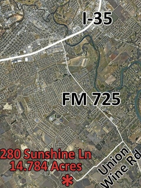 280 Sunshine Ln, New Braunfels, TX for sale Aerial- Image 1 of 9