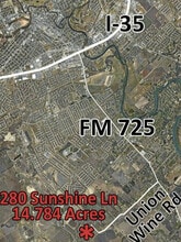 280 Sunshine Ln, New Braunfels, TX - Aérien Vue de la carte - Image1