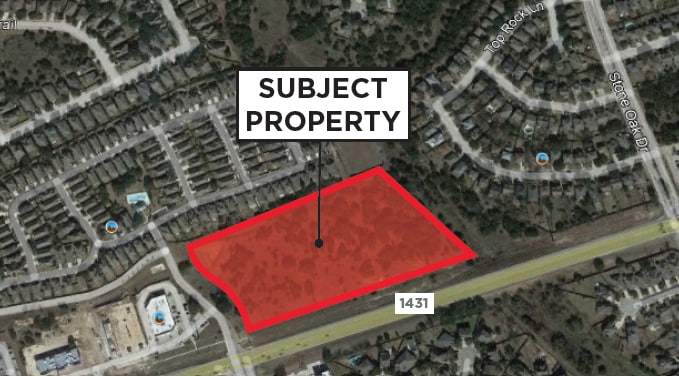 Fm 1431, Round Rock, TX for sale Aerial- Image 1 of 4