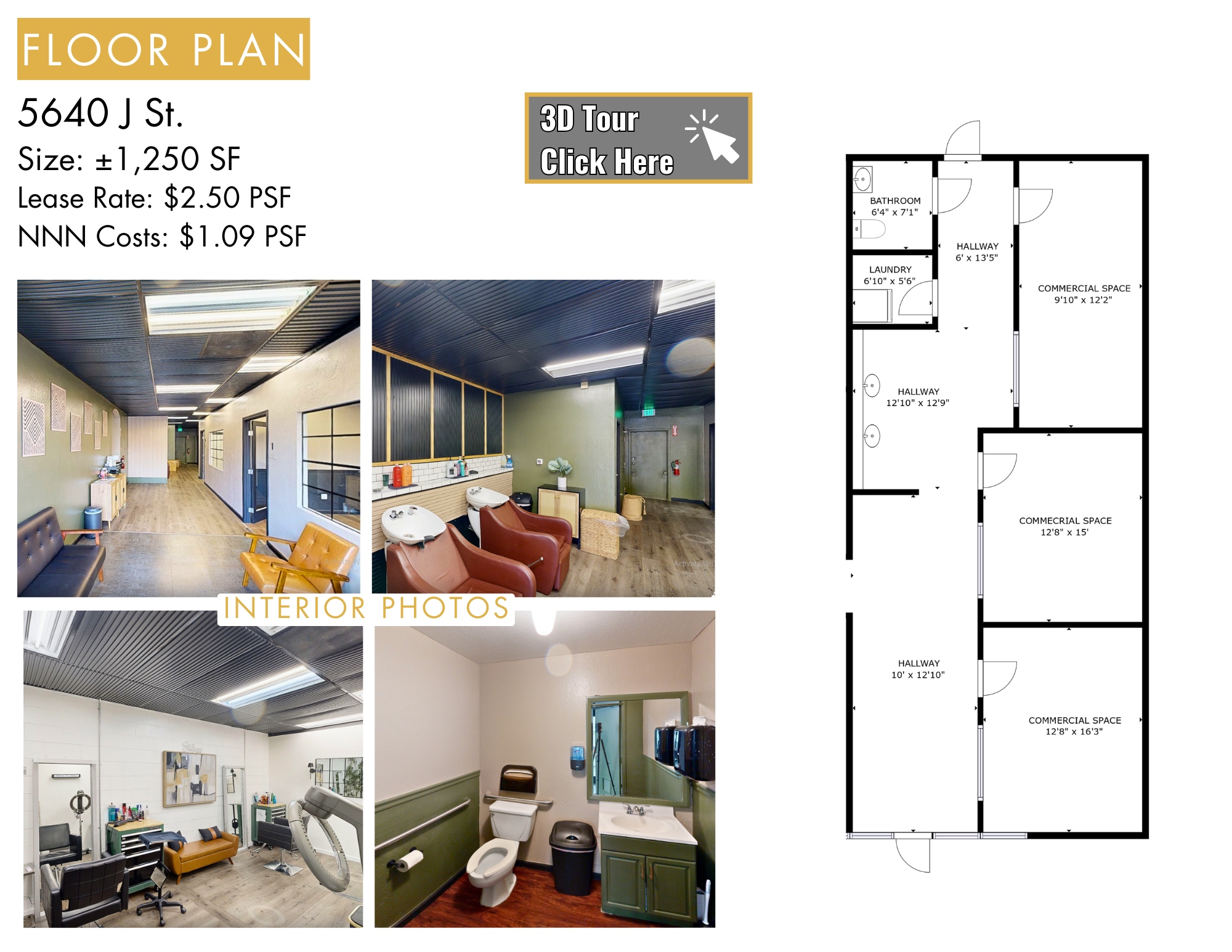 5640-5644 J St, Sacramento, CA à louer Photo intérieure- Image 1 de 4