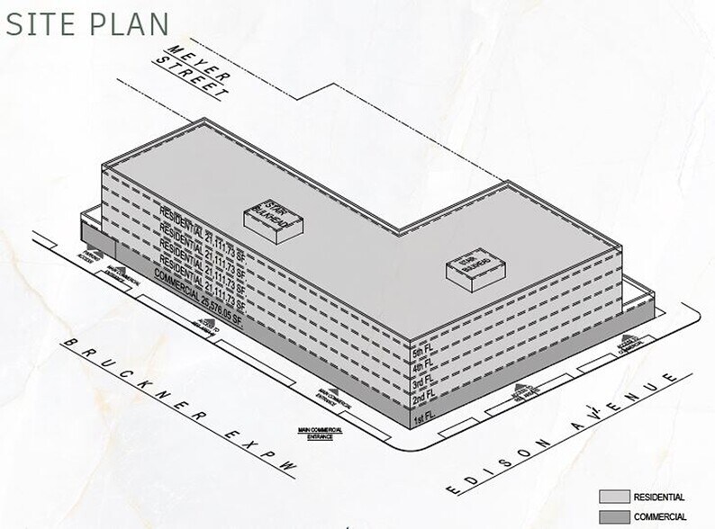 2923 Bruckner Blvd, Bronx, NY à vendre - Plan de site - Image 3 de 3