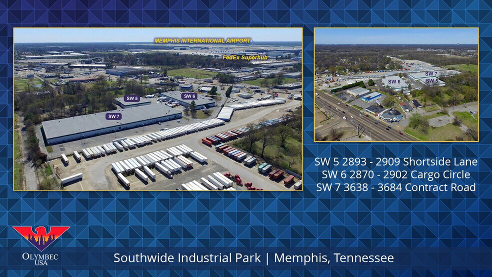 2893-2909 Shortside Ln, Memphis, TN à louer - Photo du bâtiment - Image 2 de 3