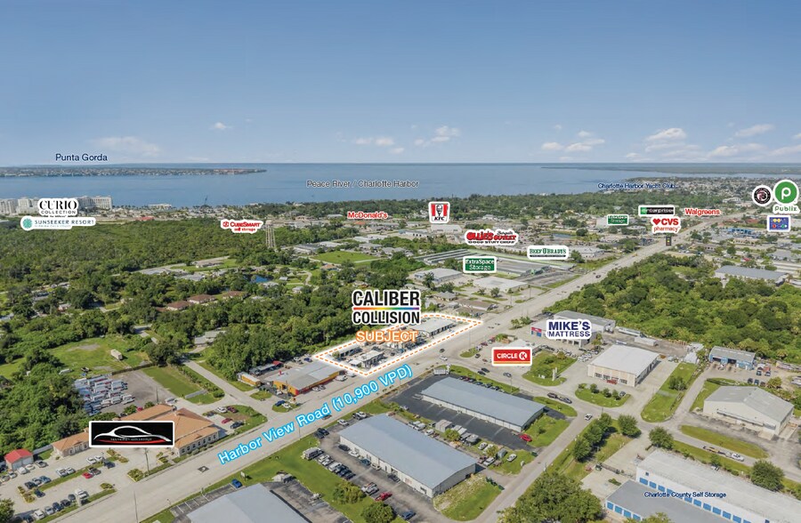 23309 Harbor View Rd, Port Charlotte, FL à vendre - Aérien - Image 3 de 6