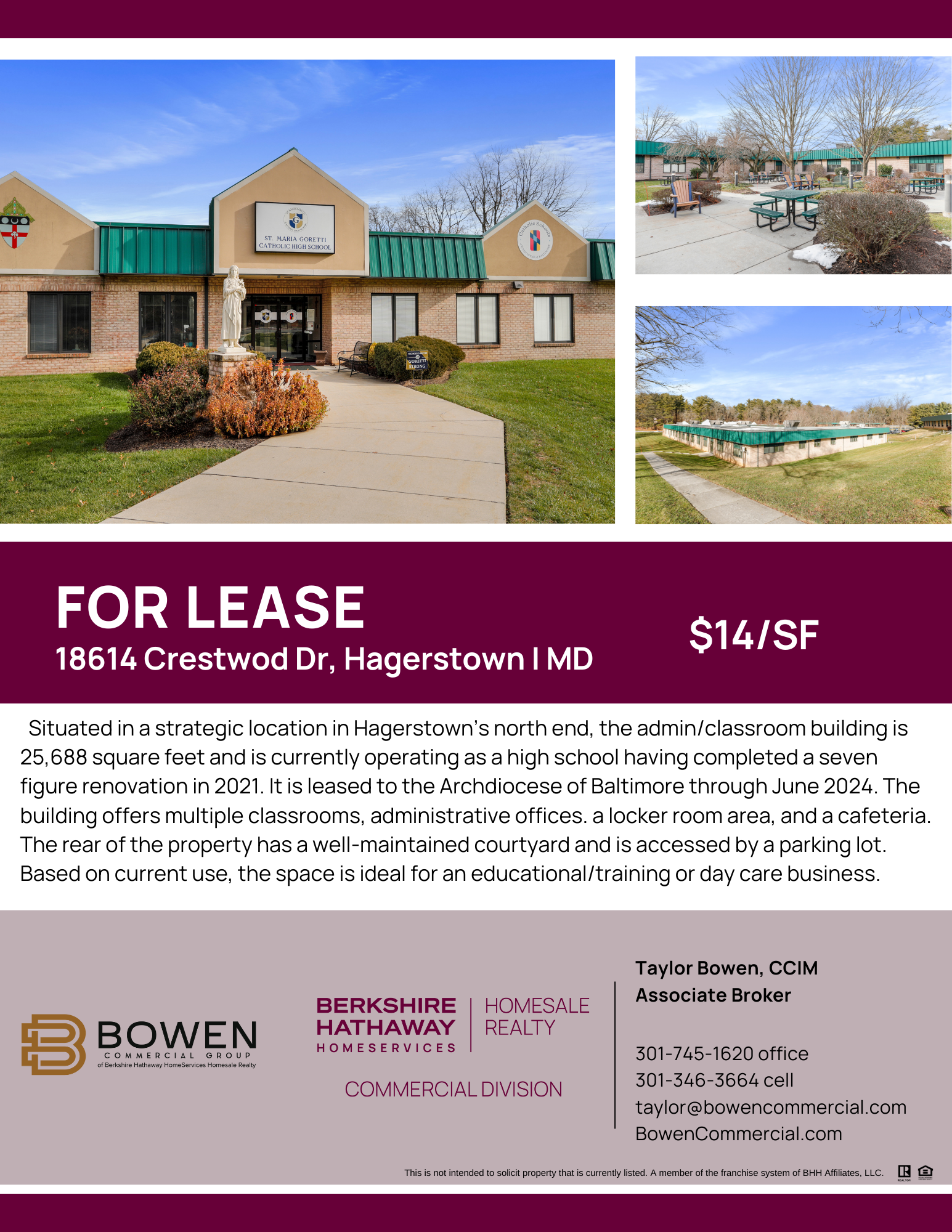 18614 Crestwood Dr, Hagerstown, MD for lease Building Photo- Image 1 of 2