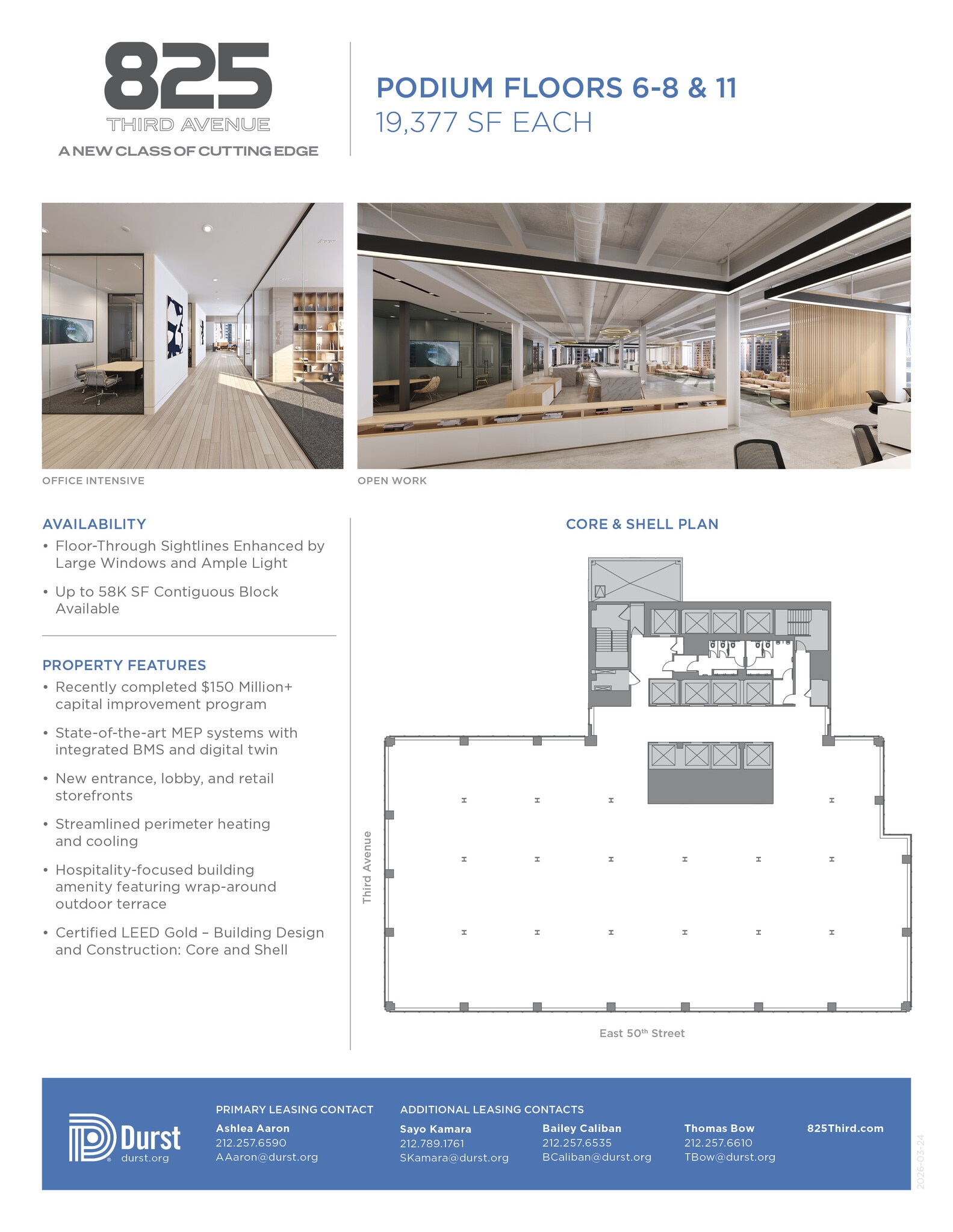 825 Third Ave, New York, NY for lease Interior Photo- Image 1 of 9