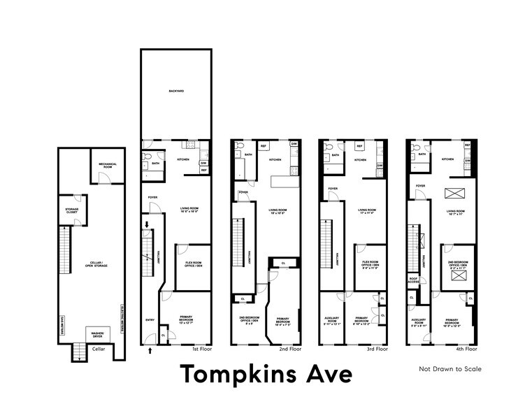 293 Tompkins Ave, Brooklyn, NY à vendre - Plan d’étage - Image 2 de 9