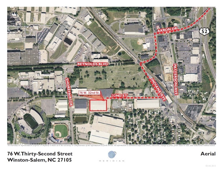 3102 Shorefair Dr, Winston-Salem, NC for lease - Aerial - Image 2 of 3