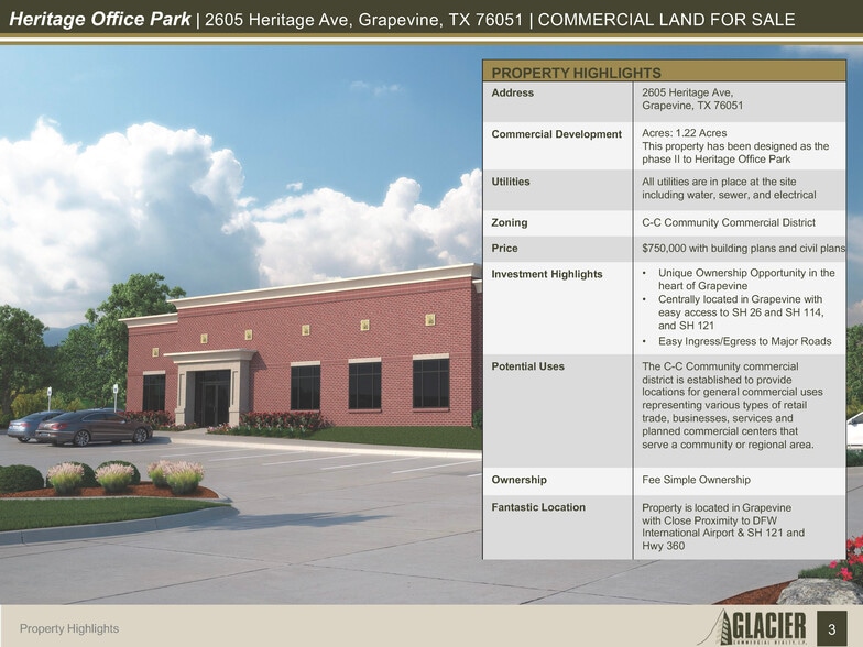 2605 Heritage Ave, Grapevine, TX for sale - Building Photo - Image 3 of 10