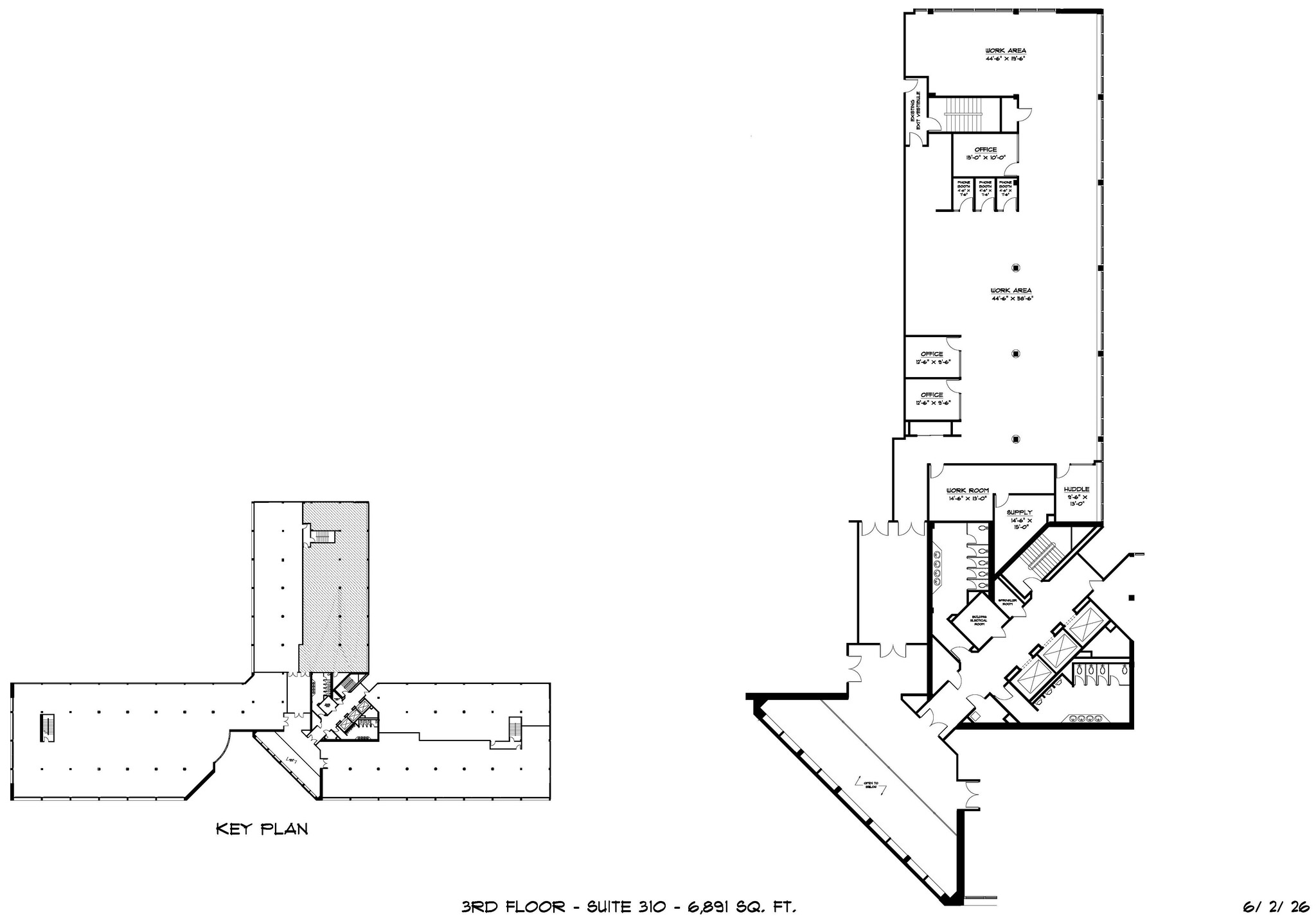500 College Rd E, Princeton, NJ à louer Plan d’étage- Image 1 de 1