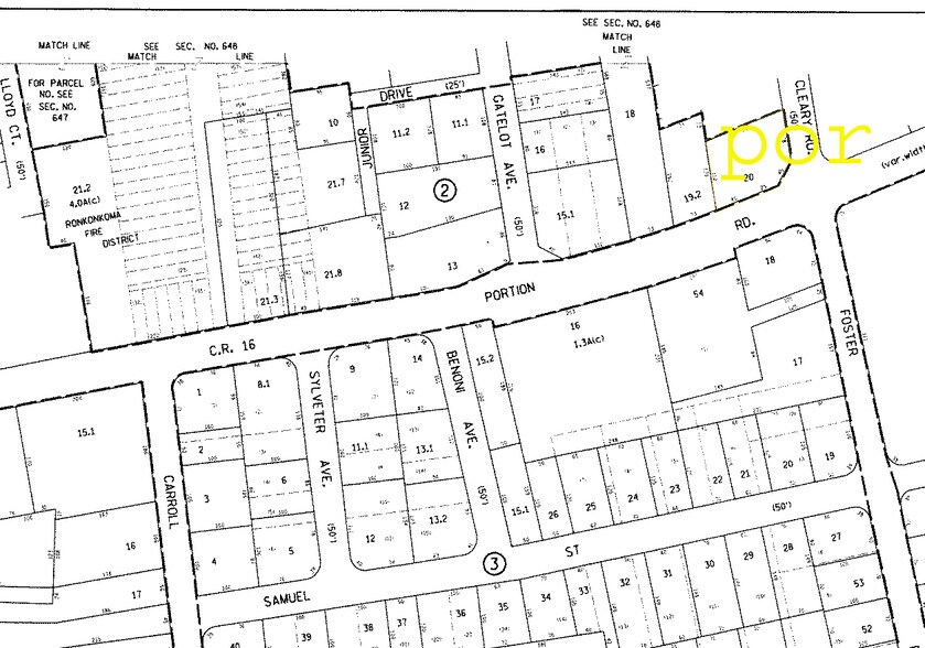 267 Portion Rd, Ronkonkoma, NY à vendre - Plan cadastral - Image 3 de 9