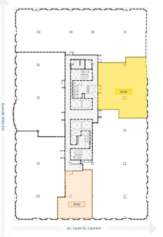 140 Allee Grande E, Québec, QC à louer Plan d’étage- Image 1 de 1