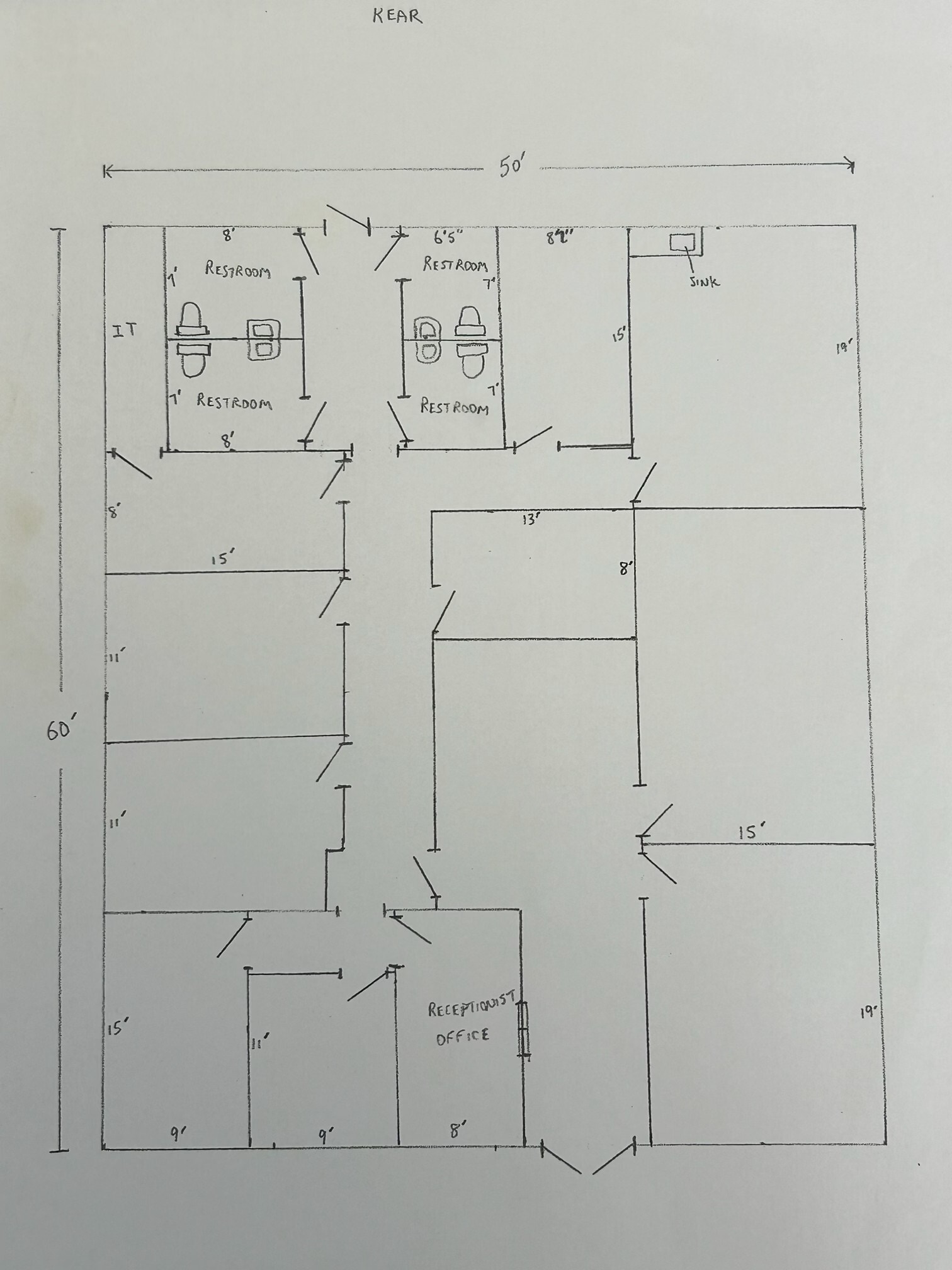 244 Highway 65 N, Clinton, AR à louer Plan d’étage- Image 1 de 5