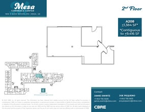 1930 S Alma School Rd, Mesa, AZ for lease Floor Plan- Image 1 of 4