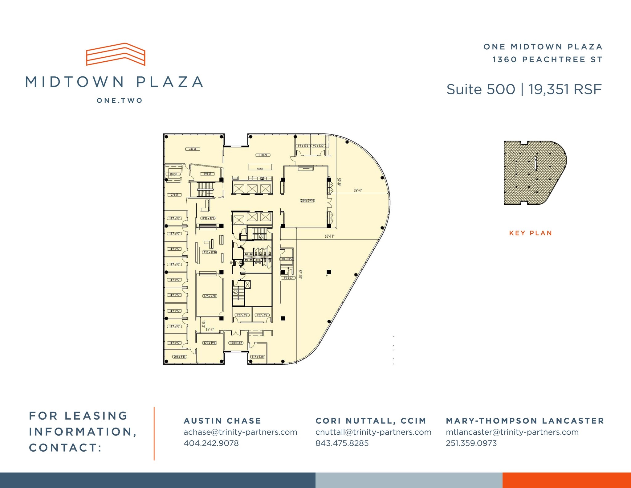 1360 Peachtree St NE, Atlanta, GA à louer Plan de site- Image 1 de 1